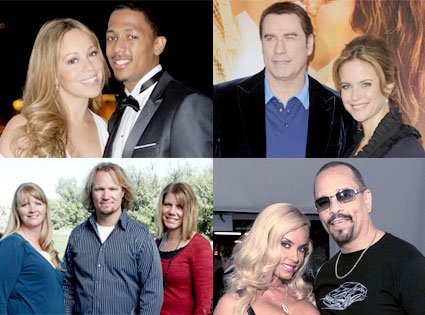 Mariah Carey, Nick Cannon, John Travolta, Kelly Preston, Kody Brown, Sister Wives, Ice T, Coco Mariah Carey, Nick Cannon, John Travolta, Kelly Preston, Kody Brown, Sister Wives, Ice T, Coco